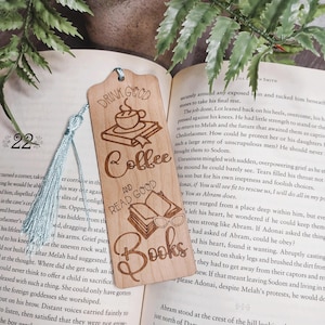 Book Lover Bookmarks, Book Quotes, Gift for Readers, Floral Open Book, Coffee and Books, One More Chapter, Weekend is Booked