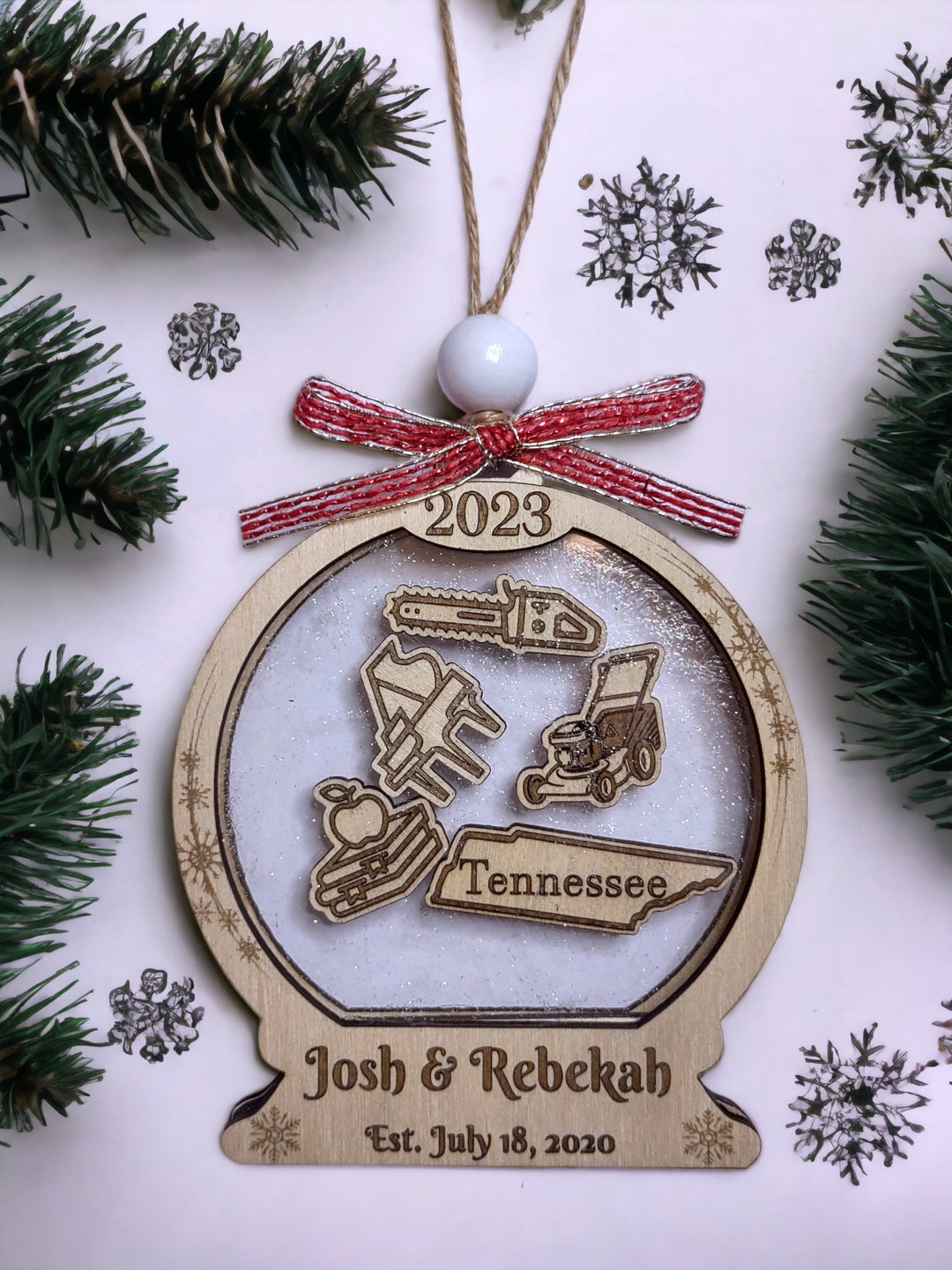 Personalized Lifestyle Milestone Snow Globe Ornament, Kids Snowglobe