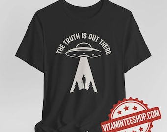 The Truth Is Out There T-Shirt - Retro UFO Graphic Tee
