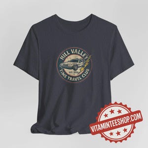 Hill Valley Time Travel Club T-Shirt – Retro Sci-Fi Parody Tee