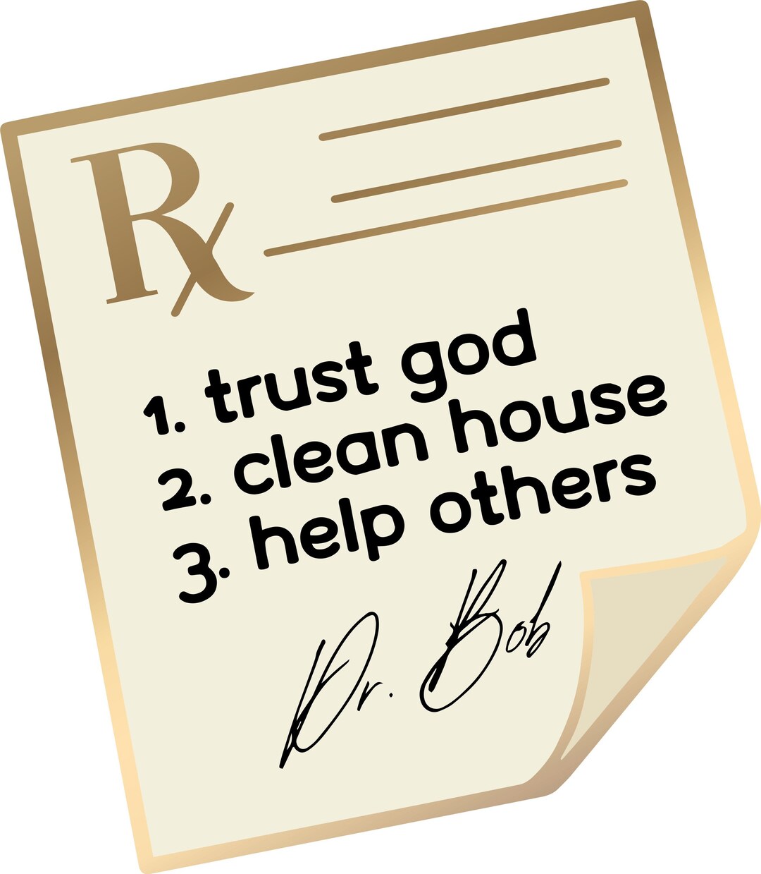 Trust God Clean House Help Others Enamel Pin / Recovery / Etsy
