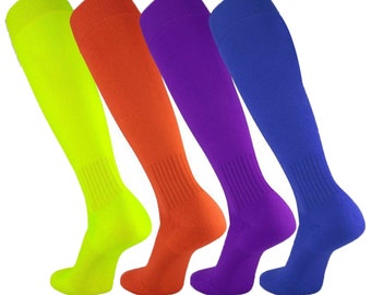 PEE WEE Soccer Socks, 2 to 4 years old, Toddler Knee High Socks, Little Kids Tube Socks