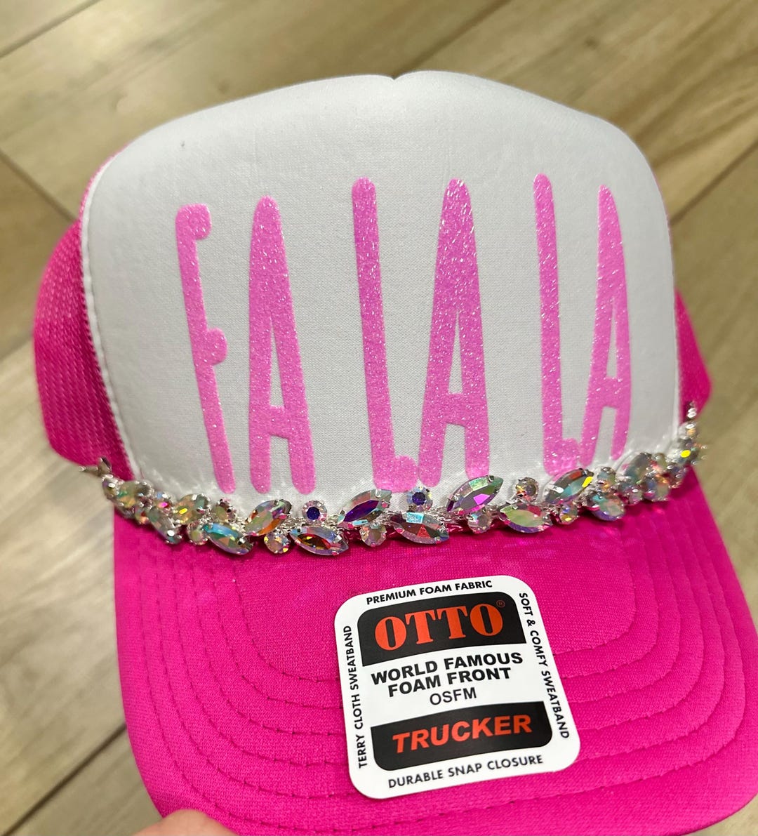 Multi Color Rhinestone Hat Chain - Etsy