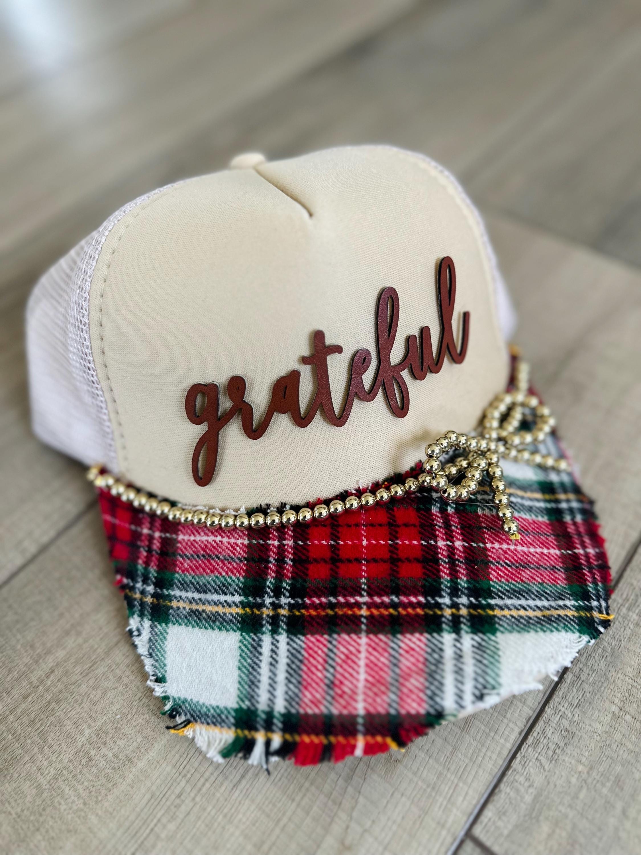 Plaid Flannel Fall Themed Trucker Hats - Etsy display picture 3