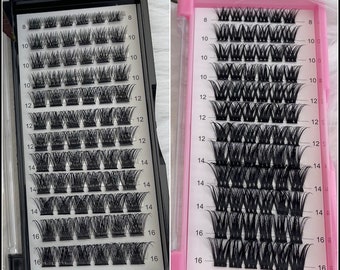 Cluster Lashes D Curl 8-16mm (72 Lashes)