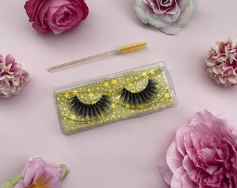 Bande de cils vaporeux | Boucles faux C « Golden Hour », 10-18 mm