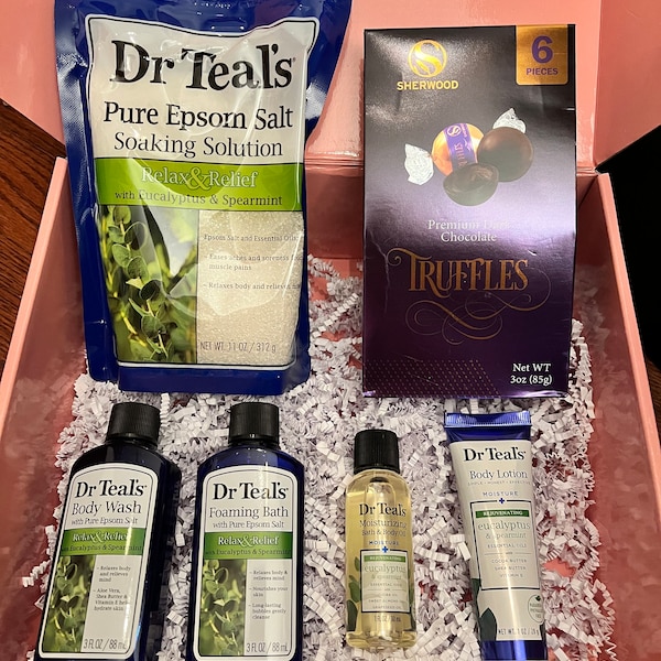 Dr. Teals Lavender Soak n Sleep/Dr. Teals Eucalyptus Relax n Relief/ or Lavender Gift Sets