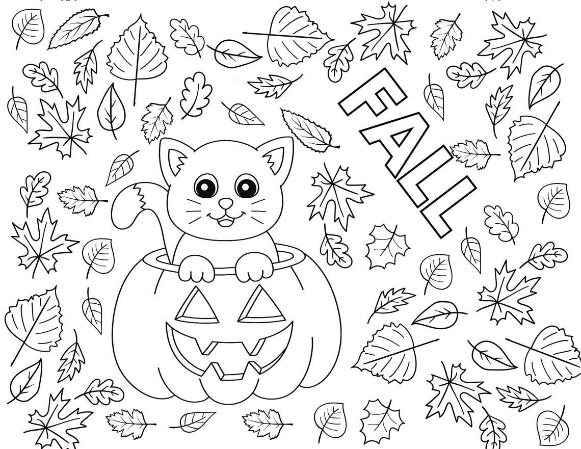Thanksgiving Fall Theme Coloring - Il 1140xN.4284200893 Hq7e 