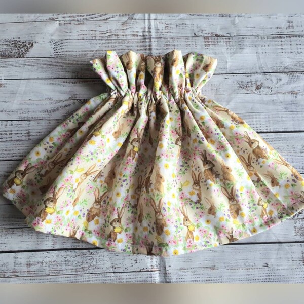 Baby / Toddler Easter Skirt , Easter bunny skirt, Easter hamper treats , Easter Outfit