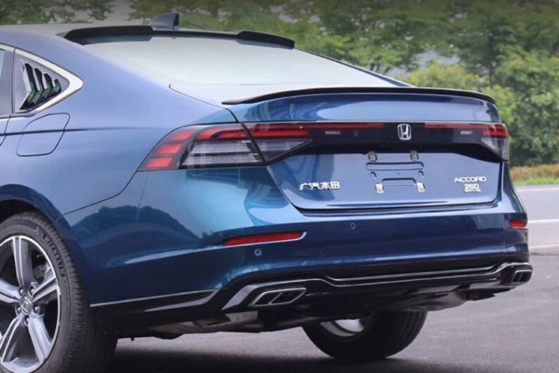 2023 2024 11th Gen Accord V1 Gloss Black Trunk Spoiler Duckbill Etsy