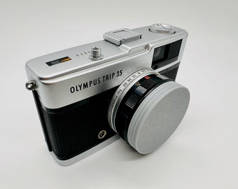 ⌘キャップ、フィルム付き 完動品！ 作例あり！ OLYMPUS TRIP35⌘ 純正レンズキャップ Olympus Trip35・PEN EE・35DC用 | Macha