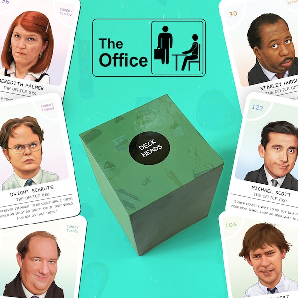 The Office (US) Trivia Card Game - Deck Heads