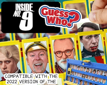 Inside No.9 Guess Who? 2022 Board Game Inserts - Deck Heads