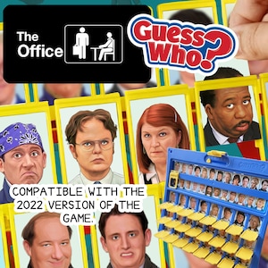 Inserciones para el juego de mesa Guess Who? 2022 de The Office (EE. UU.) - Deck Heads