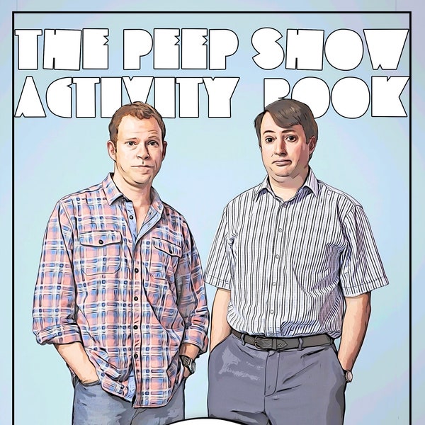 Adult Activity Book - Peep Show - Quizzes, Crosswords, Wordsearches, Trivia, Colouring, Pop Culture