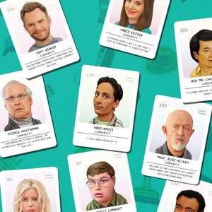 Pacotes de expansão de jogos de cartas de sitcom comunitários - Jogo de cartas Deck Heads