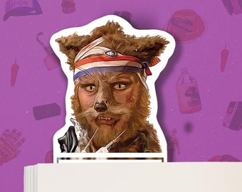 Lesezeichen - Crack Fuchs - The Mighty Boosh - Pop Kultur Kunstwerk Lesezeichen