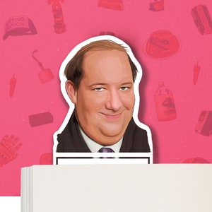 Lesezeichen - Kevin - The Office (US) - Popkultur Kunstwerk Lesezeichen