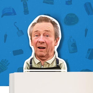 Bookmark - Paul Whitehouse - Gone Fishing Bob Mortimer & Bob Whitehouse - Pop Culture Artwork Bookmark