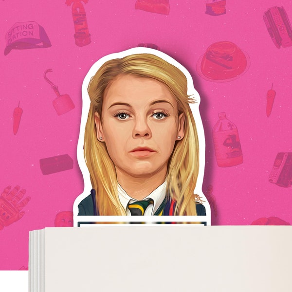 Lesezeichen - Erin Quinn - Derry Girls - Pop Kultur Kunstwerk Lesezeichen
