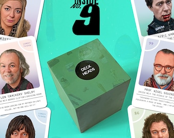 Inside No.9 Trivia Card Game - Deck Heads - Reece Shearsmith, Steve Pemberton