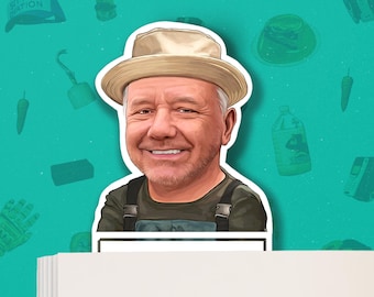 Bookmark - Bob Mortimer - Gone Fishing Bob Mortimer & Bob Whitehouse - Pop Culture Artwork Bookmark
