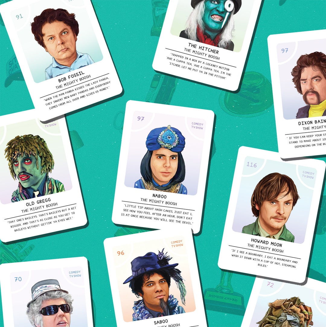 Mighty Boosh Trivia Card Game Expansion Packs - Deck Heads Card Game ...