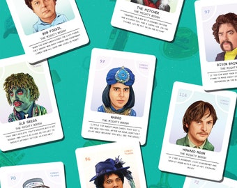 Packs d&#39;extension du jeu de cartes Mighty Boosh Trivia - Jeu de cartes Deck Heads