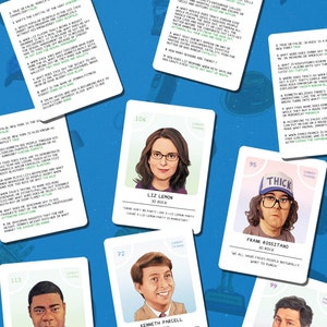 30 paquetes de expansión del juego de cartas Rock Trivia - Juego de cartas Deck Heads