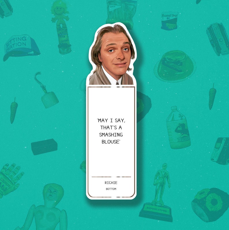 Richard Bottom Bookmark - Pop Culture Artwork - Etsy