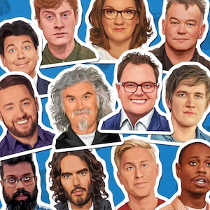 Stand-up Comedy Stickers & Bookmarks
