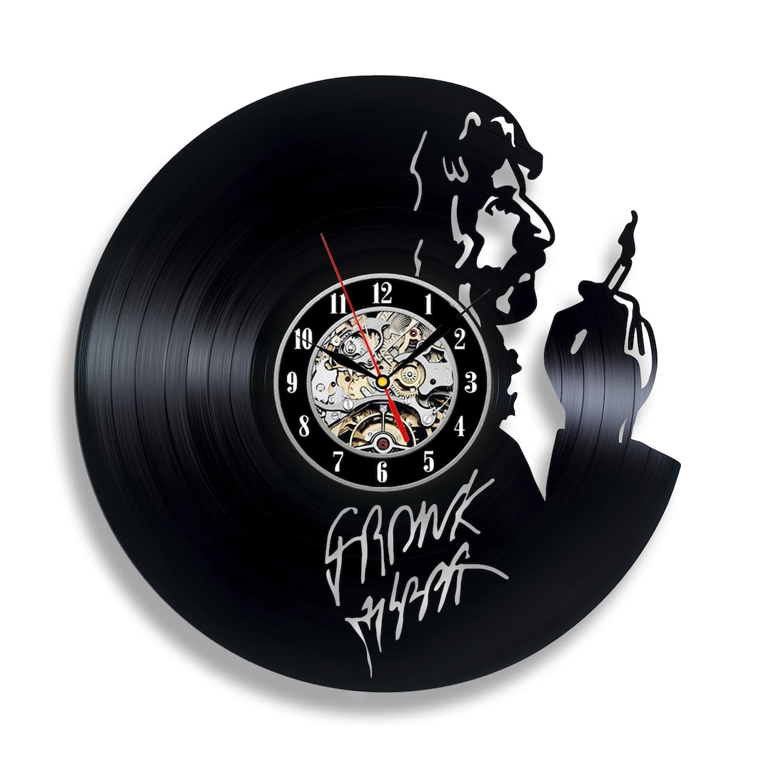 Frank Zappa Vinyl Record Clock Unique Music Art Vintage Decor for Wall ...
