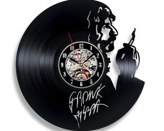 Frank Zappa Vinyl Record Clock Unique Music Art Vintage Decor for Wall Christmas Gift for Music Lover