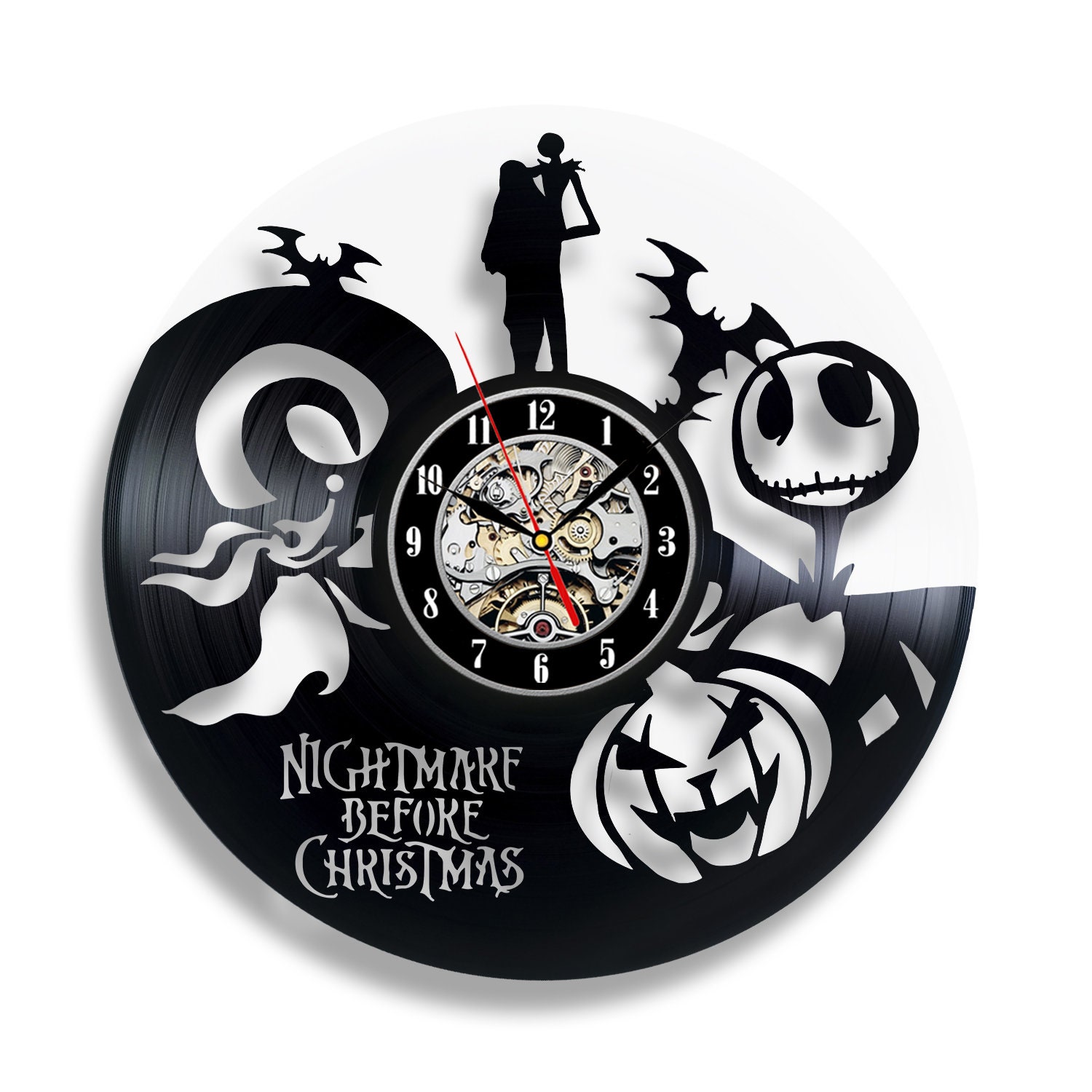 Nightmare Before Christmas 5D Diamond Painting Clock Kit Square Drill Home  Decor Handcraft, 11.375in X11.375in 