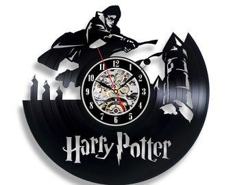 Wizard World Vinyl Record Unique Clock Children Room Wall Art Movie Home Decor Birthday Gifts For Sister