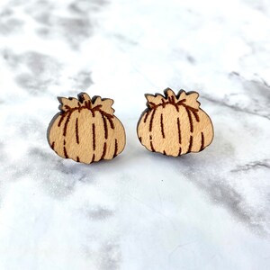 Pumpkin Stud Earrings, Halloween, Thanksgiving, Fall, Fall Earrings, Thanksgiving Earrings, Thanksgiving Jewelry, Fall Jewelry
