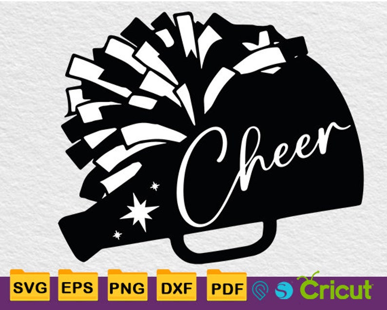 Cheer SVG, Sports Megaphone Cricut Files, Baseball Svg, Svg Files, Game