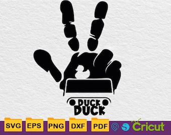 Peace Hand Duck Duck Wave Offroad SVG PNG, 4x4 Svg, Peace Svg per cricut files, vinile, ferro su trasferimento, download istantaneo Eps, Dxf, Pdf, Png