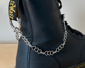 Heart Chain Boot Charms Doc Marten