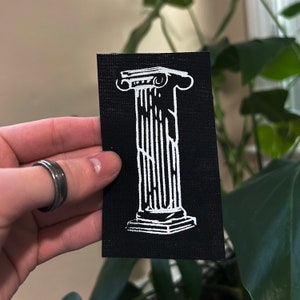 Collumn - Iron On Punk Patch