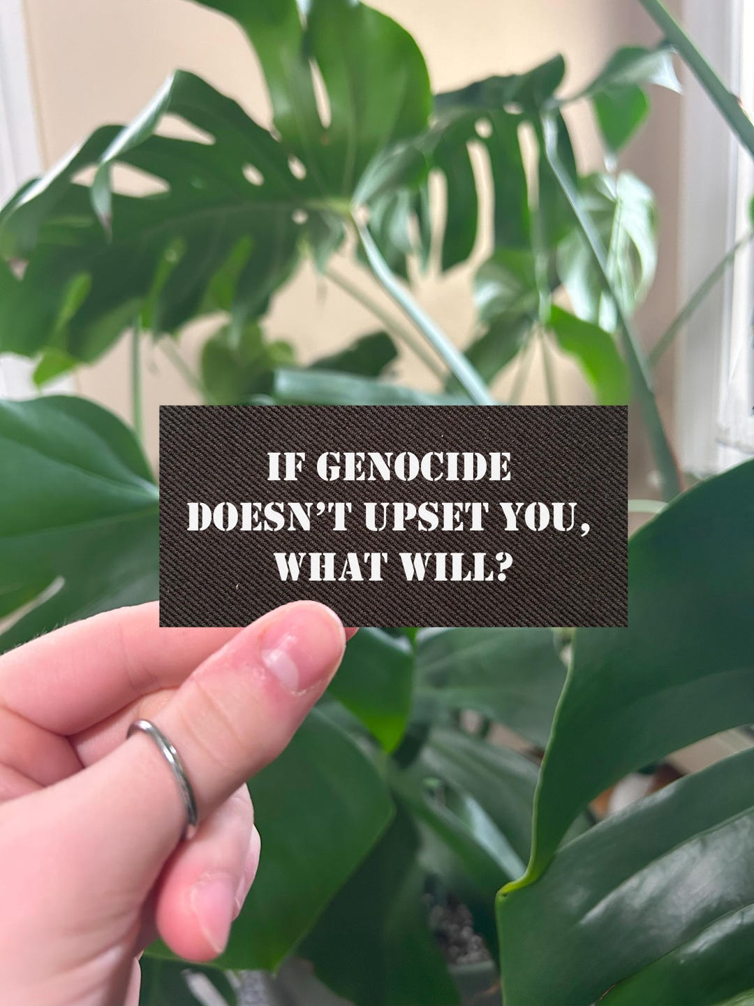 Genocide Patch Genocide Patch - Activism Screenprinted Art - Etsy