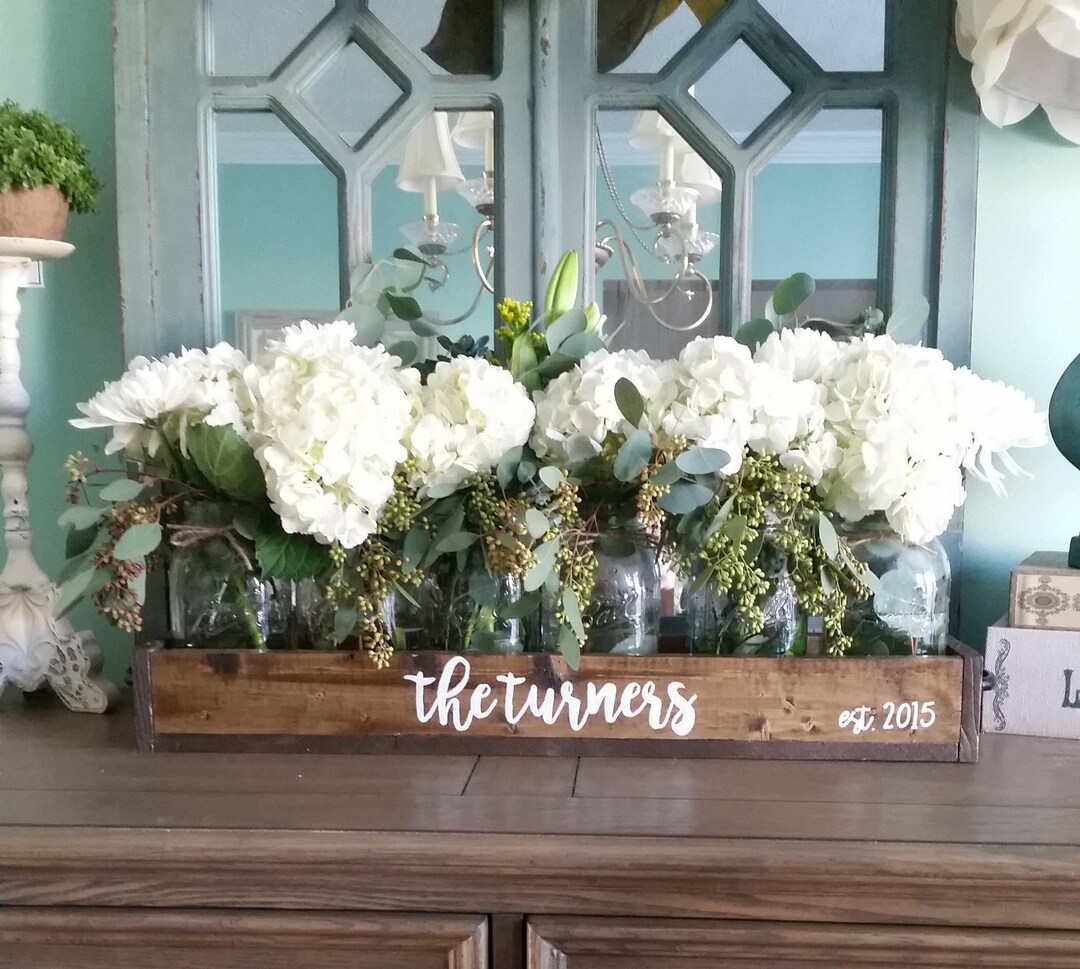 Mason Jar Centerpiece Wedding Centerpiece Rustic Wedding - Etsy