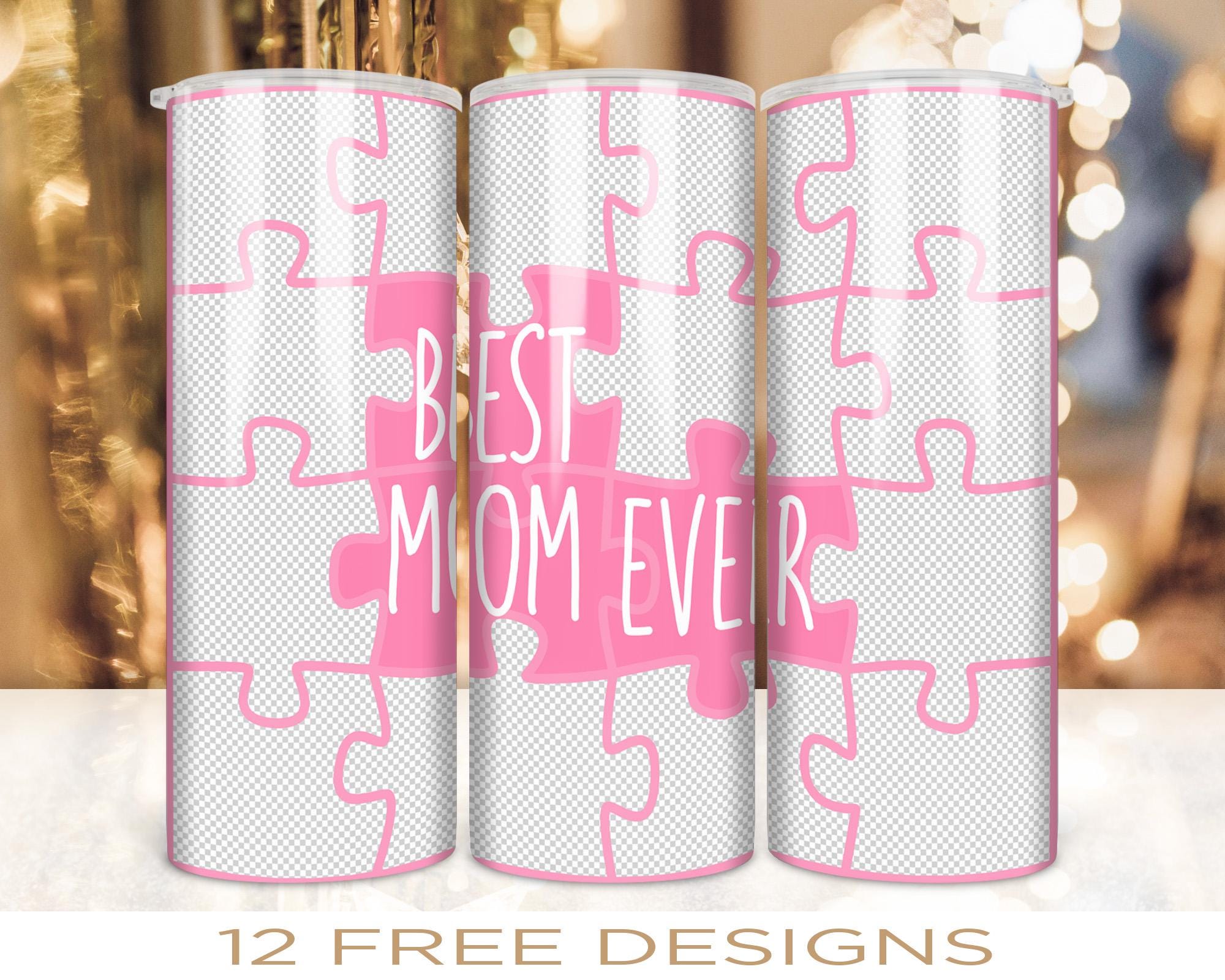 20 Oz Skinny Photo Mom Tumbler Wrap Design Sublimation PNG Digital ...