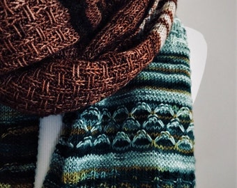 Forever and Again Knitting Shawl Pattern PDF