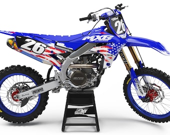 Yamaha YZ250f YZ450f Patriot Kit gráfico