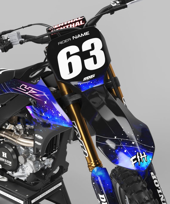 Yamaha YZ125 YZ250 Yz250f Yz450f Galaxy Graphic Kit - Etsy