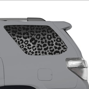 Universal Cheetah Print SUV Side Window Decals
