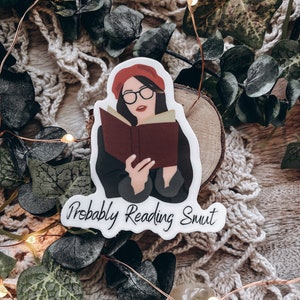 Probably Reading Smut Sticker