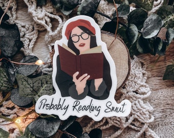 Probably Reading Smut Sticker