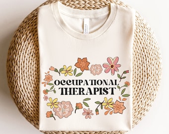 Chemise d’ergothérapie, chemise de thérapeute, cadeau d’ergothérapie pédiatrique, tee d’ergothérapie, chemise cota, cadeau d’étudiant OT Graduation OT Tshirt